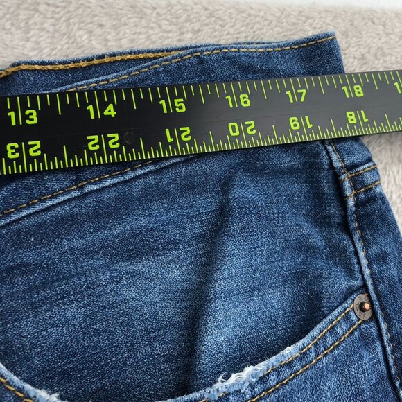 Levis Mens Jeans Size 34x32 514 Slim Straight Classic Fit Blue Denim Casual - Picture 6 of 16